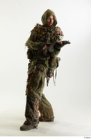  Photos John Hopkins Army Postapocalyptic Suit Poses aiming the gun standing whole body 0024.jpg